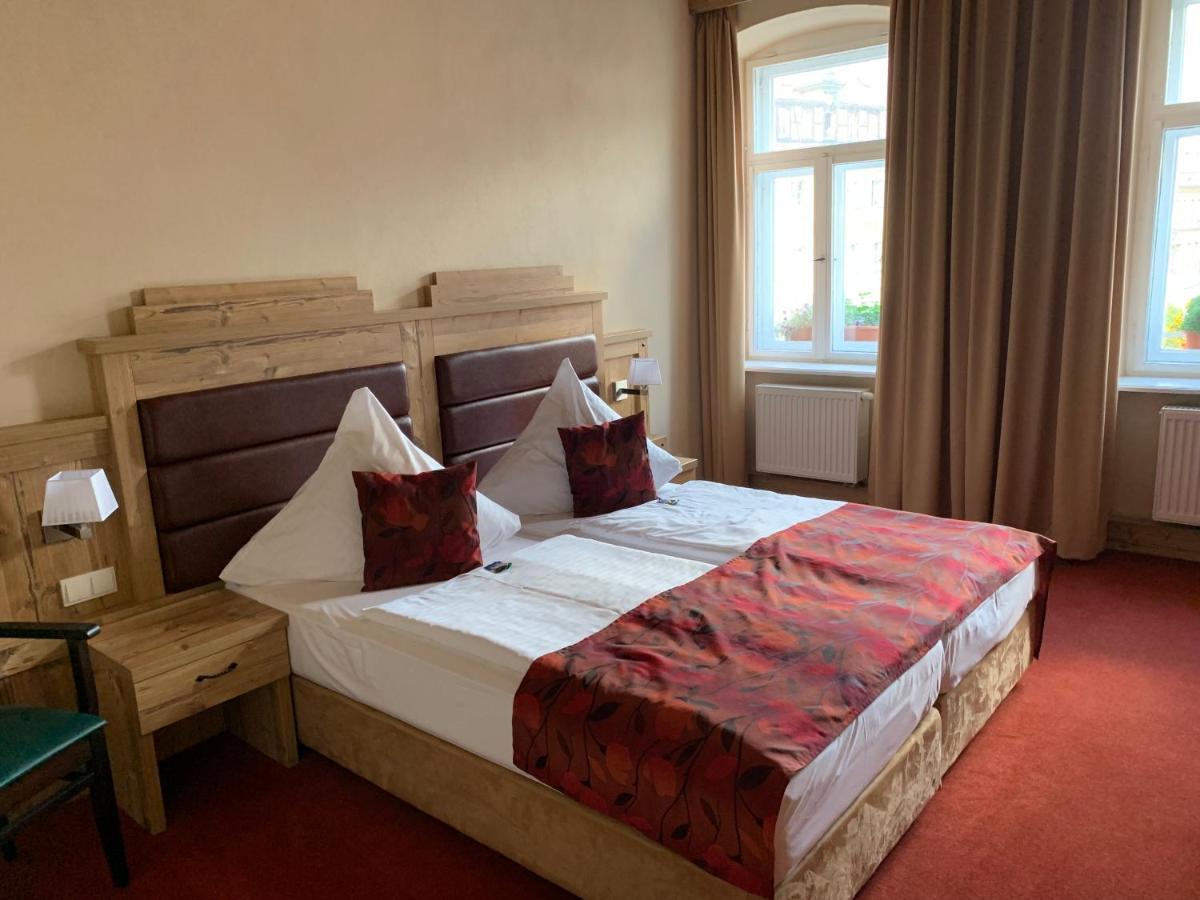 Hotel Goldner Loewe Stolpen Buitenkant foto
