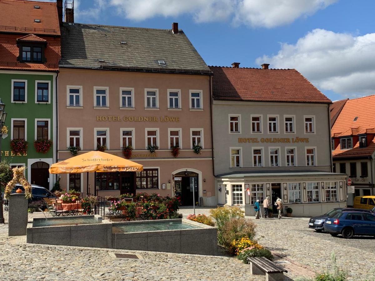 Hotel Goldner Loewe Stolpen Buitenkant foto